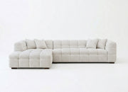 Choice Bubble Chaise Sofa (Left) in Beige or Grey