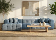 Choice Bubble Chaise Sofa (Left) in Beige or Grey