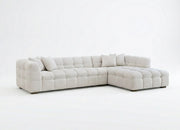 Choice Bubble Chaise Sofa (Right) in Beige or Grey