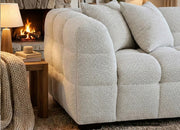 Choice Bubble Chaise Sofa (Right) in Beige or Grey