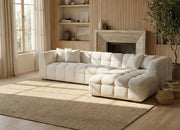 Choice Bubble Chaise Sofa (Right) in Beige or Grey