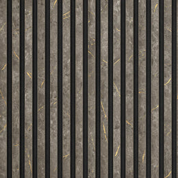 Wall Panel 02WN - Gold and Black Marble - Acoustic - 280cm - (1 pack / 3pcs)
