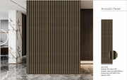 Wall Panel 013B - PS Gold and Brown - Acoustic - 240cm - (1 pack / 4pcs)