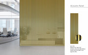 Wall Panel 01G - Shiny Gold - Acoustic - 240cm - (1 pack / 4pcs)