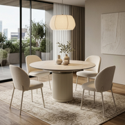 Palazzo Extendable Round Ceramic Dining Table
