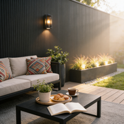Wall Panel 83E - Black - Outdoor - 180cm/290cm - (1 pack / 6pcs)