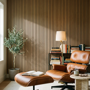 Wall Panel 04D - Dark Oak - Acoustic - 240cm - (1 pack / 4pcs)