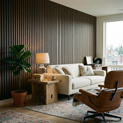 Wall Panel 04T - Walnut - Acoustic - 240cm - (1 pack / 4pcs)