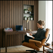 Wall Panel 04T - Walnut - Acoustic - 240cm - (1 pack / 4pcs)