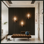 Wall Panel 82E - Black - Seamless - 240cm - (1 pack / 12pcs)