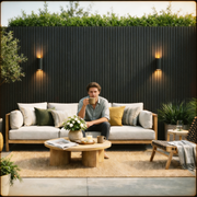 Wall Panel 84E - Black - Outdoor - 240cm - (1 pack / 12pcs)