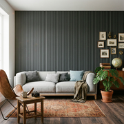 Wall Panel 01C - Dark Grey - Acoustic - 240cm - (1 pack / 4pcs)