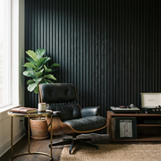 Wall Panel 01E - Black - Acoustic - 240cm - (1 pack / 4pcs)