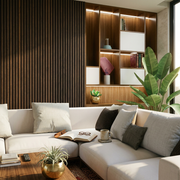 Wall Panel 02WT - Walnut - Acoustic - 280cm - (1 pack / 3pcs)